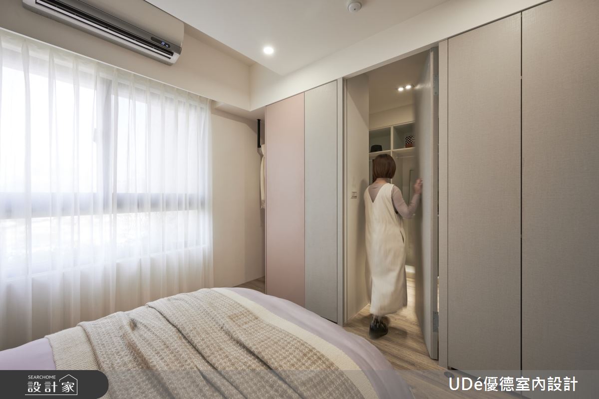 27坪新成屋(5年以下)＿混搭風臥室更衣間案例圖片＿優德室內設計 X 日金空間設計＿優德_小步舞曲【Minuet in cats】之10