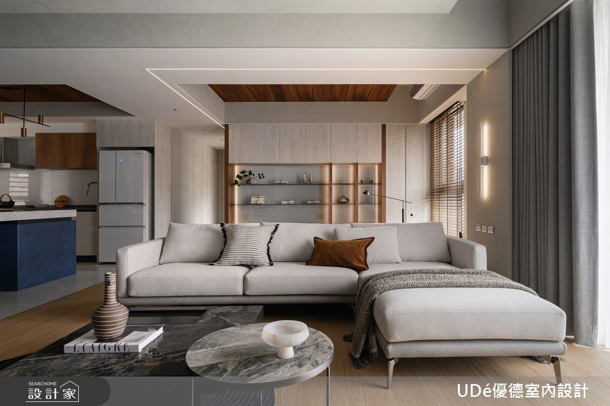 37坪新成屋(5年以下)＿混搭風客廳案例圖片＿優德室內設計 X 日金空間設計＿優德_新生【Newborn】之8