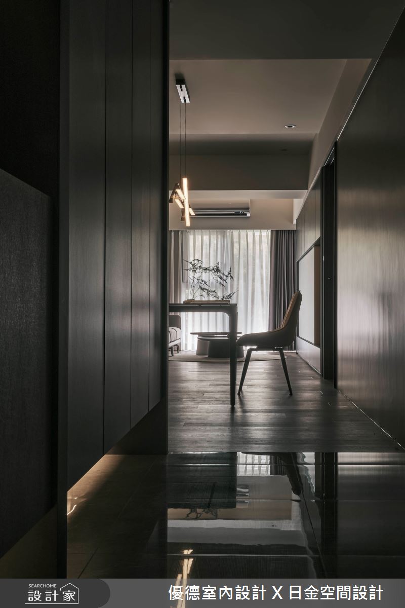 31坪新成屋(5年以下)＿混搭風玄關案例圖片＿優德室內設計 X 日金空間設計＿優德_蘊育【Cradle of Anticipation】之1