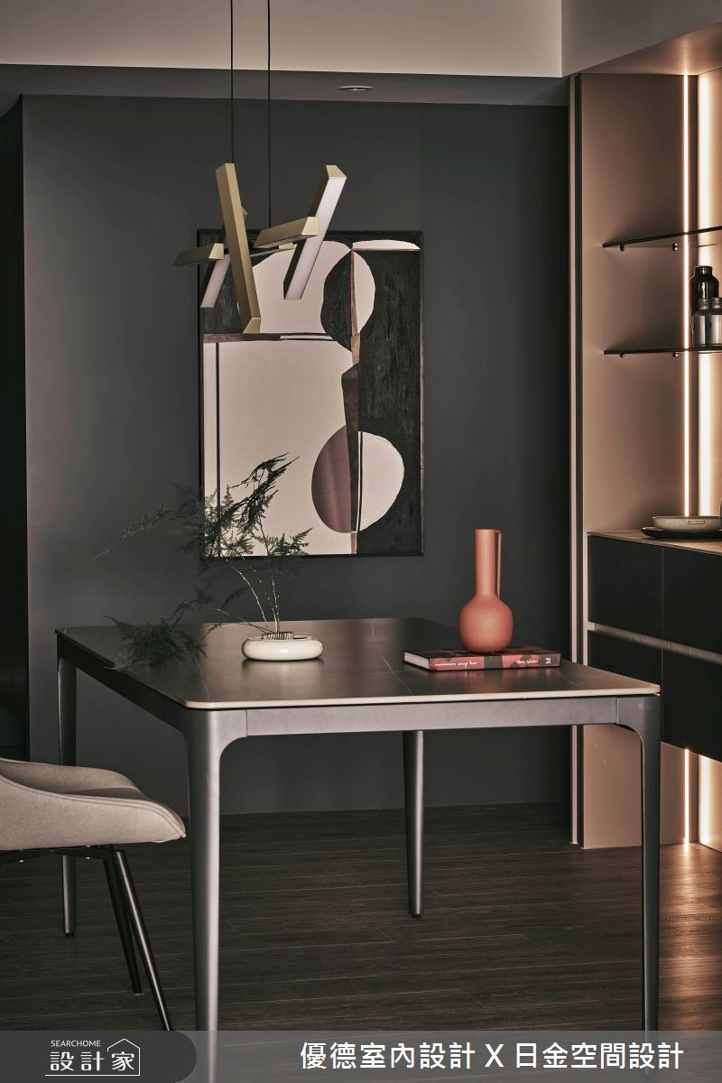 31坪新成屋(5年以下)＿混搭風餐廳案例圖片＿優德室內設計 X 日金空間設計＿優德_蘊育【Cradle of Anticipation】之7