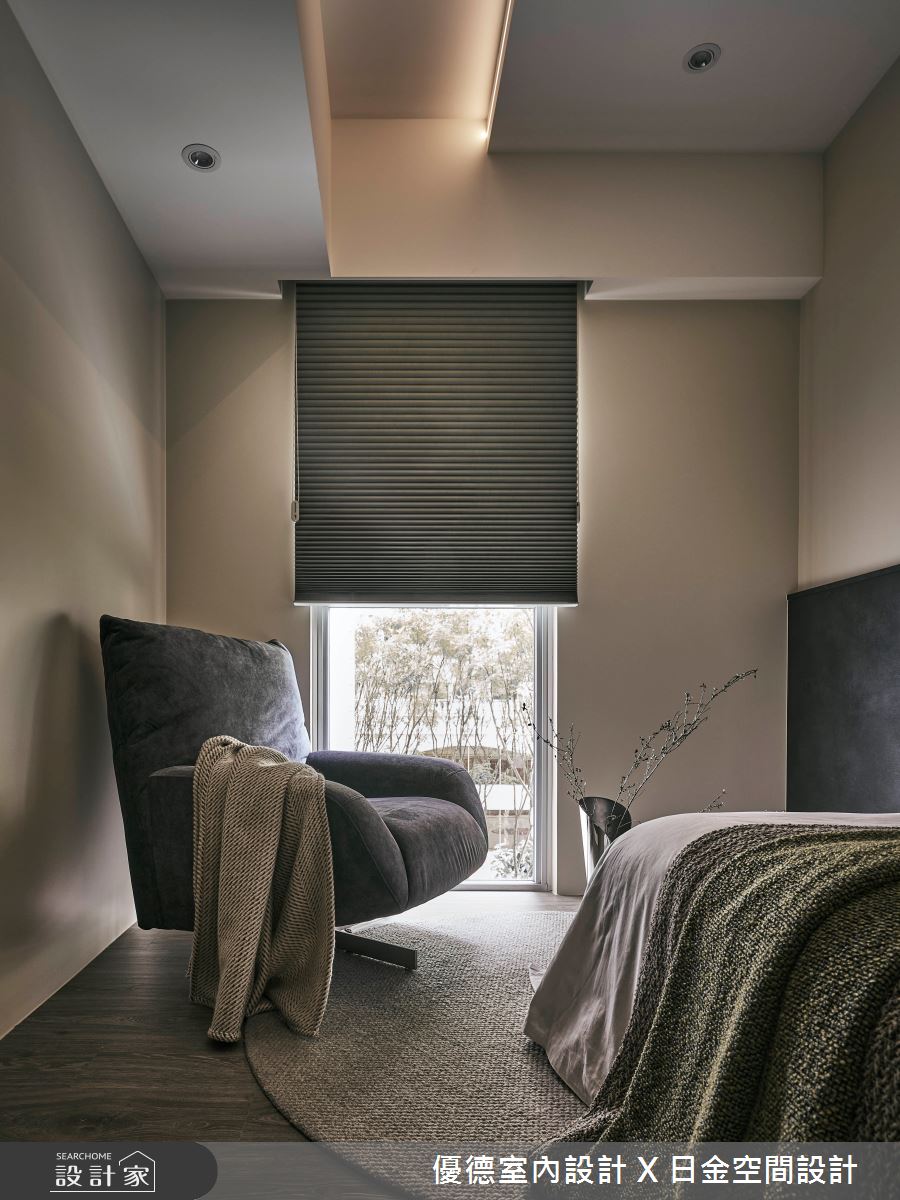 31坪新成屋(5年以下)＿混搭風臥室案例圖片＿優德室內設計 X 日金空間設計＿優德_蘊育【Cradle of Anticipation】之14