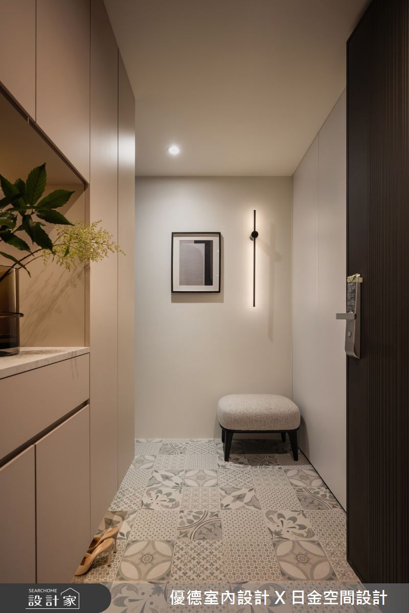 新成屋(5年以下)＿輕奢風玄關案例圖片＿優德室內設計 X 日金空間設計＿優德_永恆【Eternity】之2364