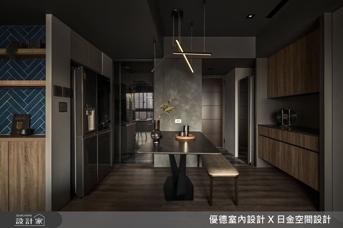 21坪新成屋(5年以下)＿簡約風玄關餐廳案例圖片＿優德室內設計 X 日金空間設計＿優德_墨粹 【Ink Essence】之8