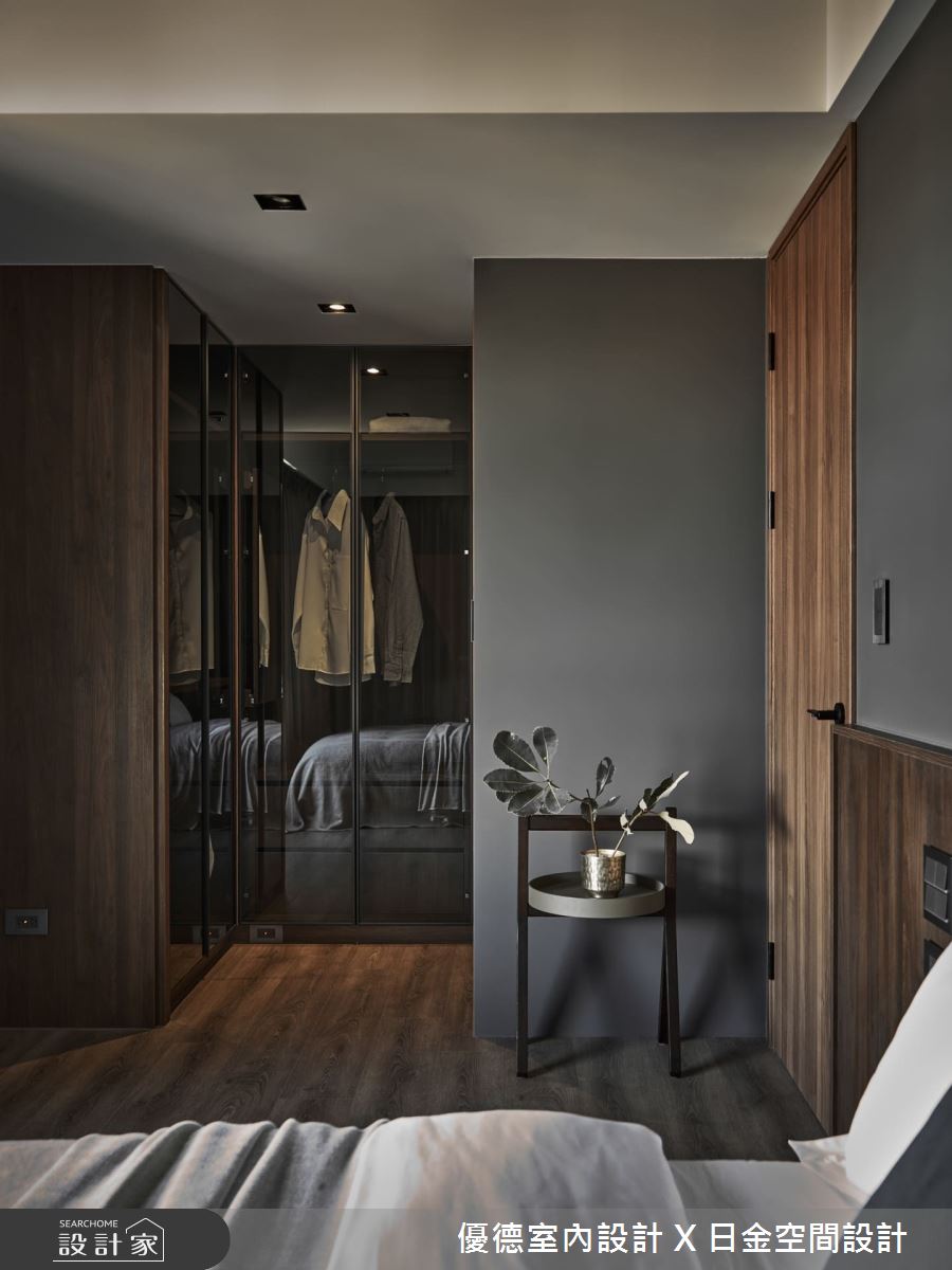 21坪新成屋(5年以下)＿簡約風更衣間案例圖片＿優德室內設計 X 日金空間設計＿優德_墨粹 【Ink Essence】之13