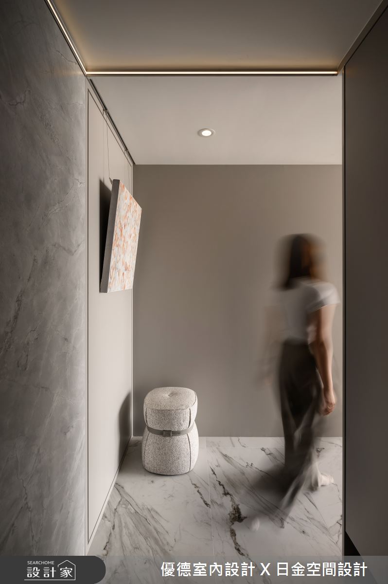 新成屋(5年以下)＿輕奢風玄關案例圖片＿優德室內設計 X 日金空間設計＿優德_擁抱【Hearthaven】之1