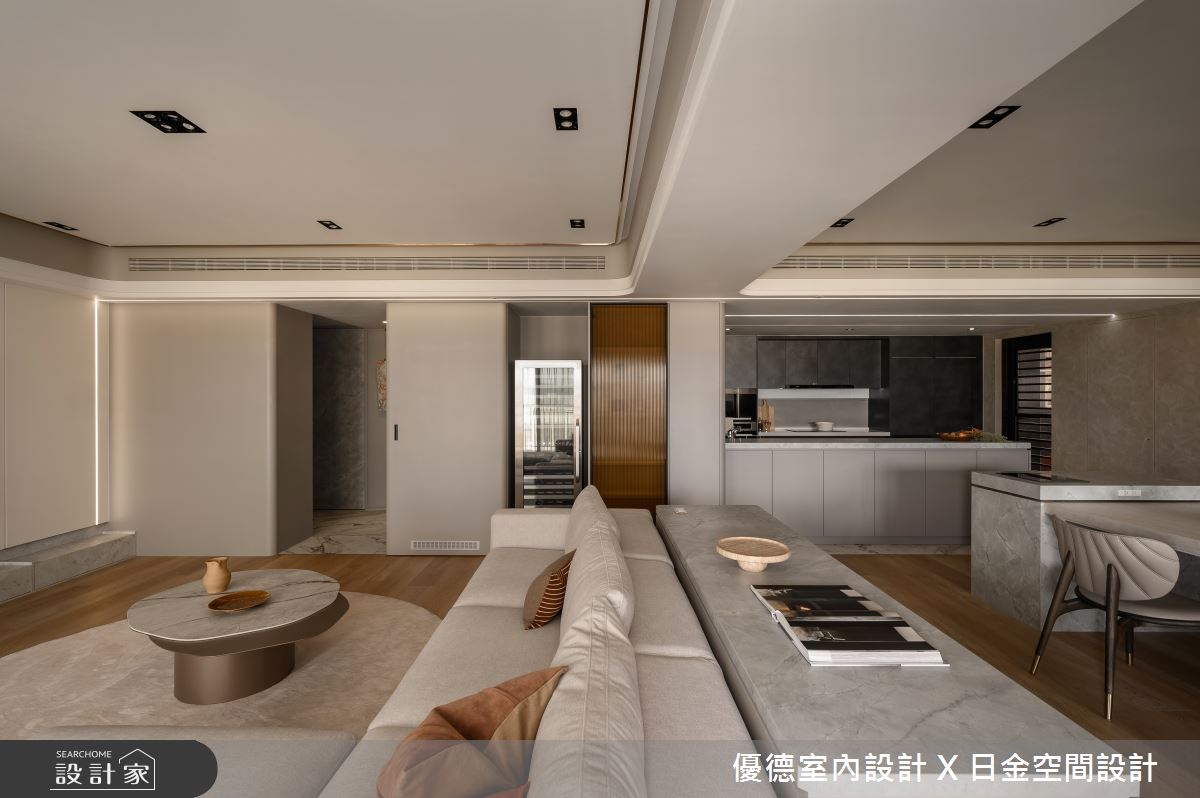 新成屋(5年以下)＿輕奢風客廳案例圖片＿優德室內設計 X 日金空間設計＿優德_擁抱【Hearthaven】之5