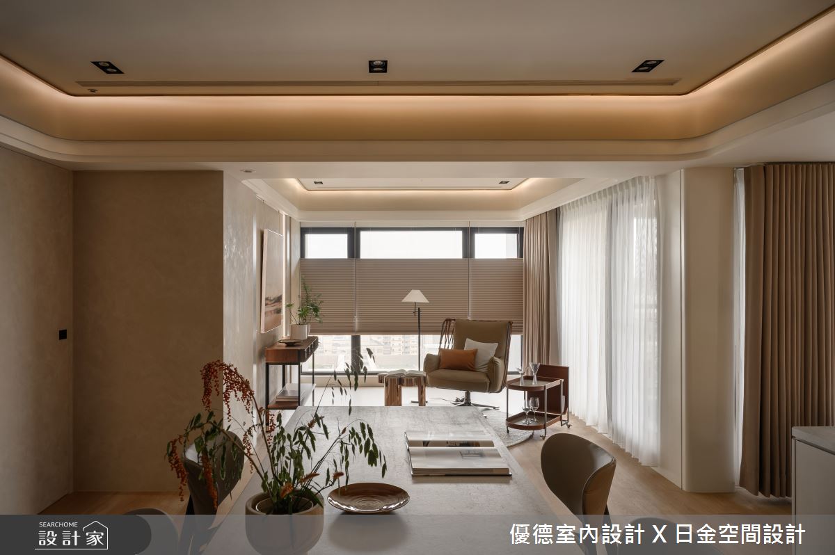 新成屋(5年以下)＿輕奢風餐廳多功能室案例圖片＿優德室內設計 X 日金空間設計＿優德_擁抱【Hearthaven】之10