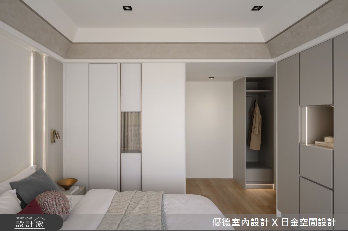 新成屋(5年以下)＿輕奢風臥室案例圖片＿優德室內設計 X 日金空間設計＿優德_擁抱【Hearthaven】之14