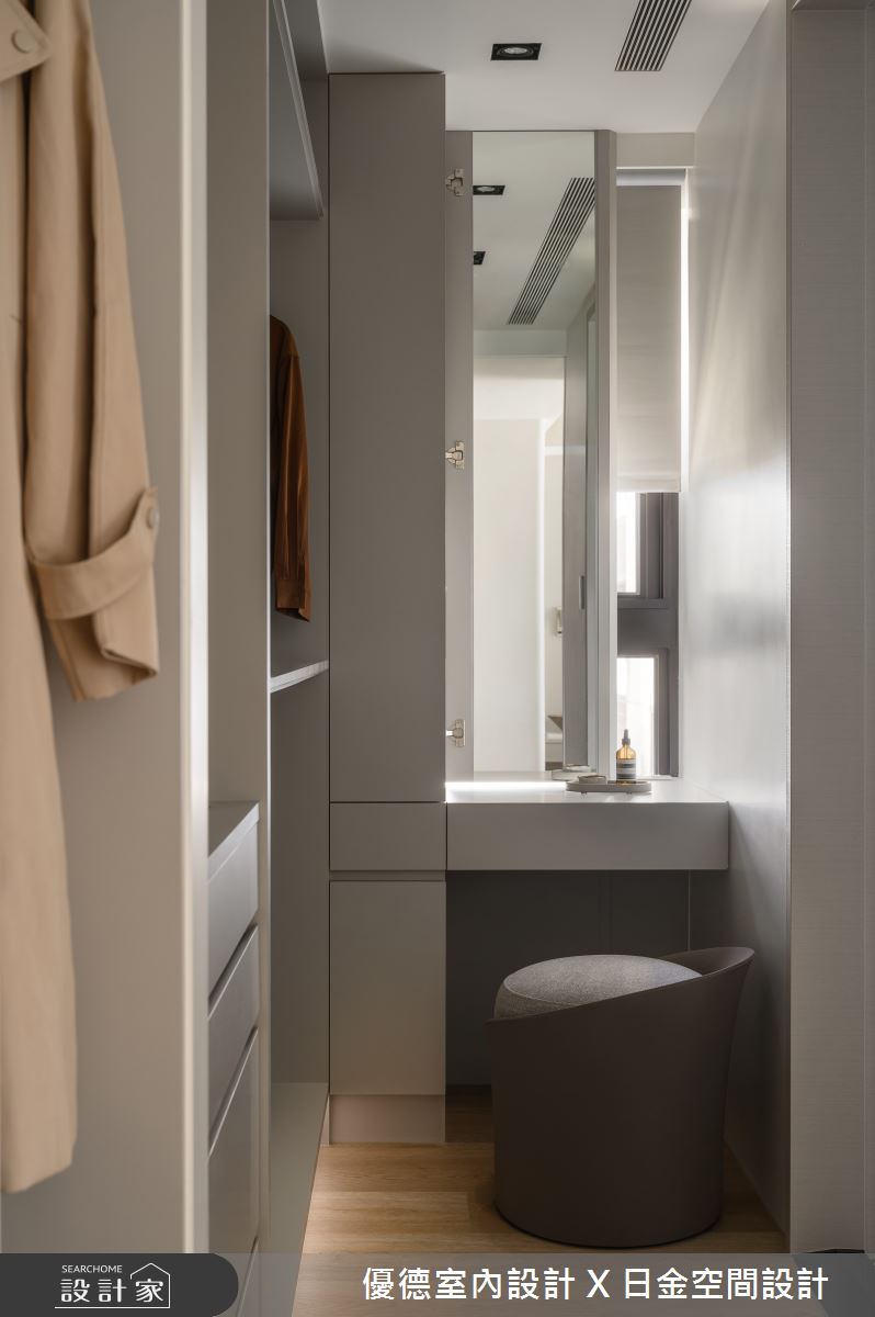 新成屋(5年以下)＿輕奢風更衣間案例圖片＿優德室內設計 X 日金空間設計＿優德_擁抱【Hearthaven】之15