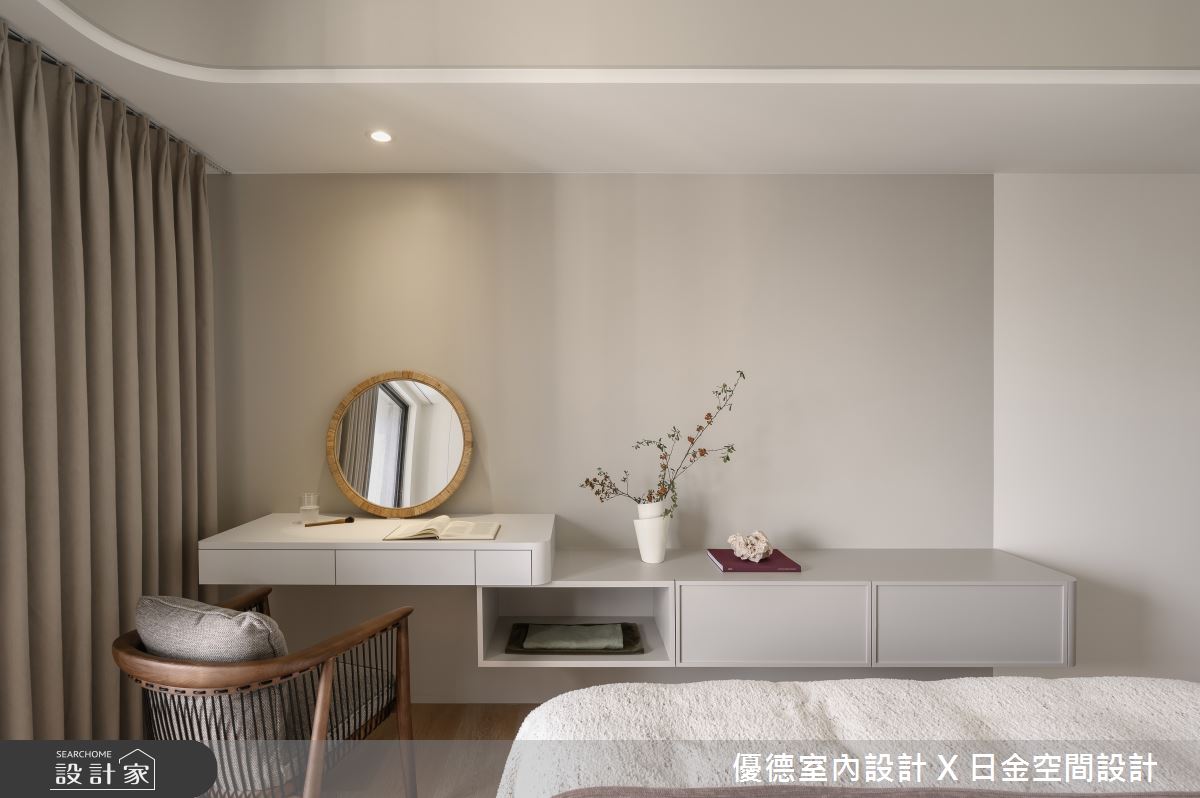 新成屋(5年以下)＿輕奢風臥室案例圖片＿優德室內設計 X 日金空間設計＿優德_擁抱【Hearthaven】之17