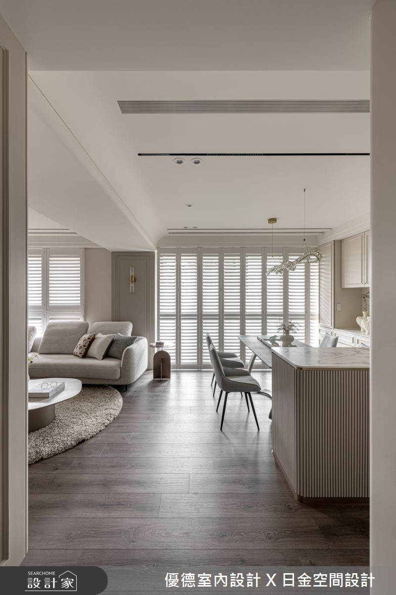 新成屋(5年以下)＿新古典客廳餐廳案例圖片＿優德室內設計 X 日金空間設計＿優德_柔光序曲之3