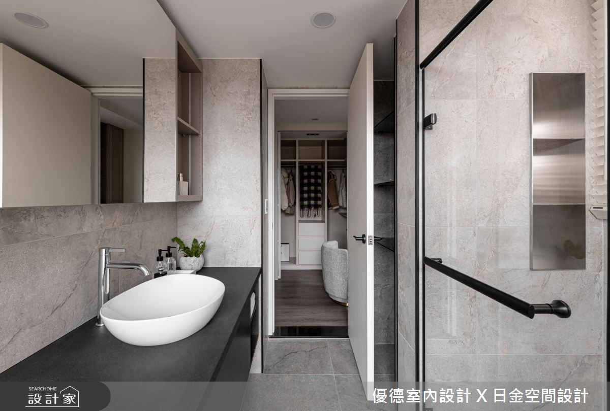 新成屋(5年以下)＿新古典更衣間浴室案例圖片＿優德室內設計 X 日金空間設計＿優德_柔光序曲之12