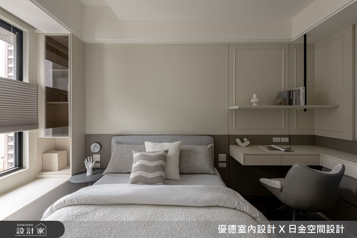 新成屋(5年以下)＿新古典臥室案例圖片＿優德室內設計 X 日金空間設計＿優德_柔光序曲之15