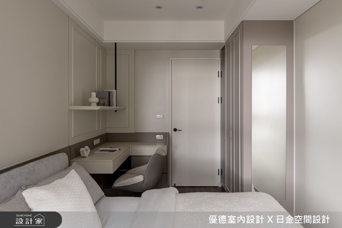 新成屋(5年以下)＿新古典臥室案例圖片＿優德室內設計 X 日金空間設計＿優德_柔光序曲之16