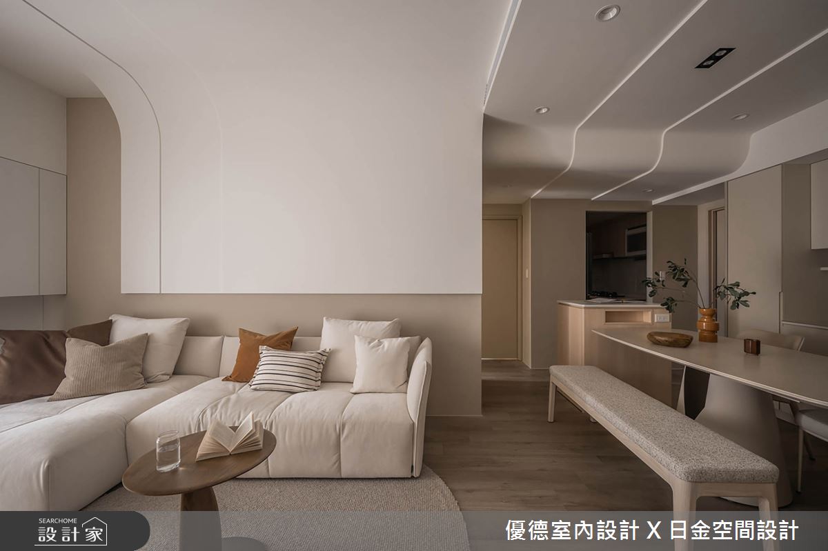 21坪新成屋(5年以下)＿北歐風客廳餐廳案例圖片＿優德室內設計 X 日金空間設計＿優德_流域之3