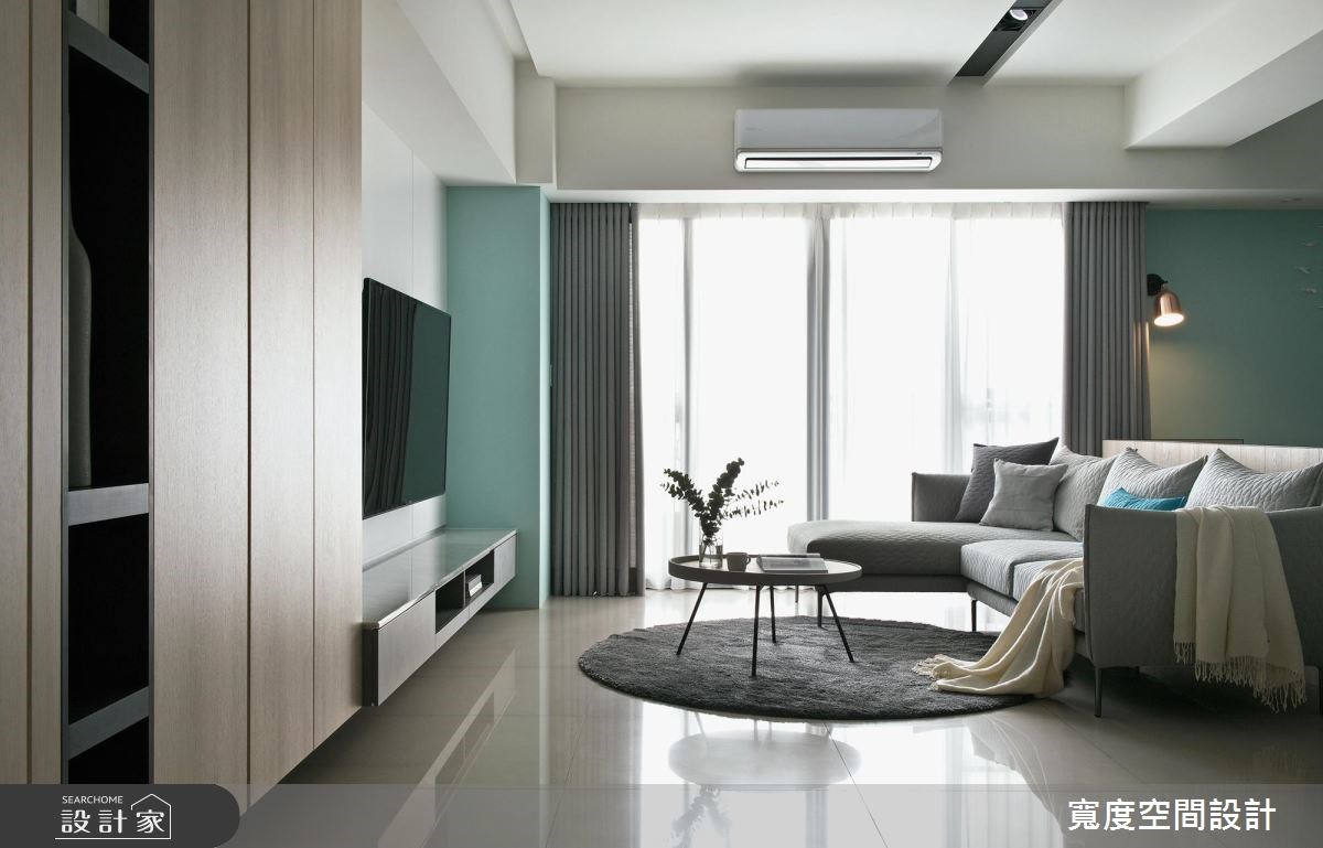 38坪新成屋(5年以下)＿簡約風客廳案例圖片＿寬度空間設計＿寬度_01之1