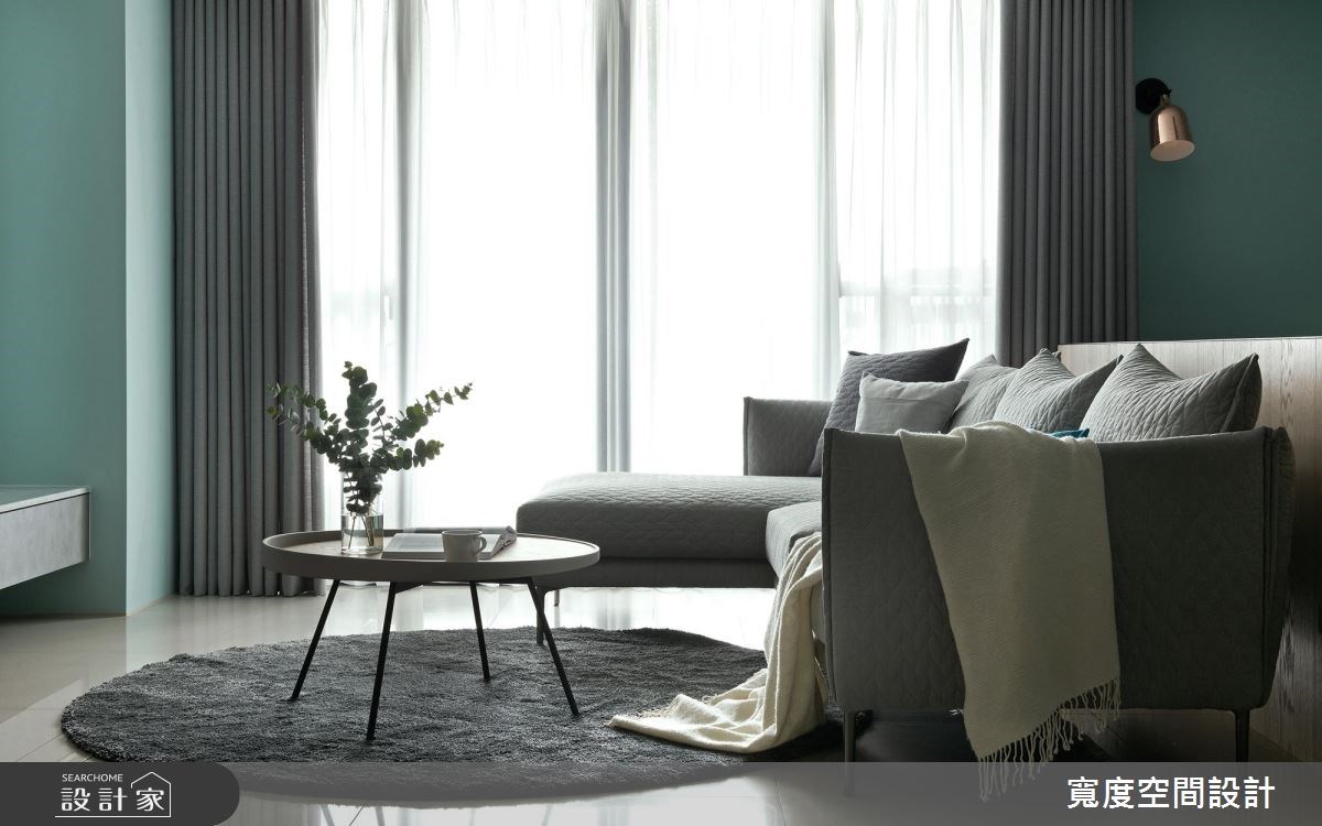 38坪新成屋(5年以下)＿簡約風客廳案例圖片＿寬度空間設計＿寬度_01之3