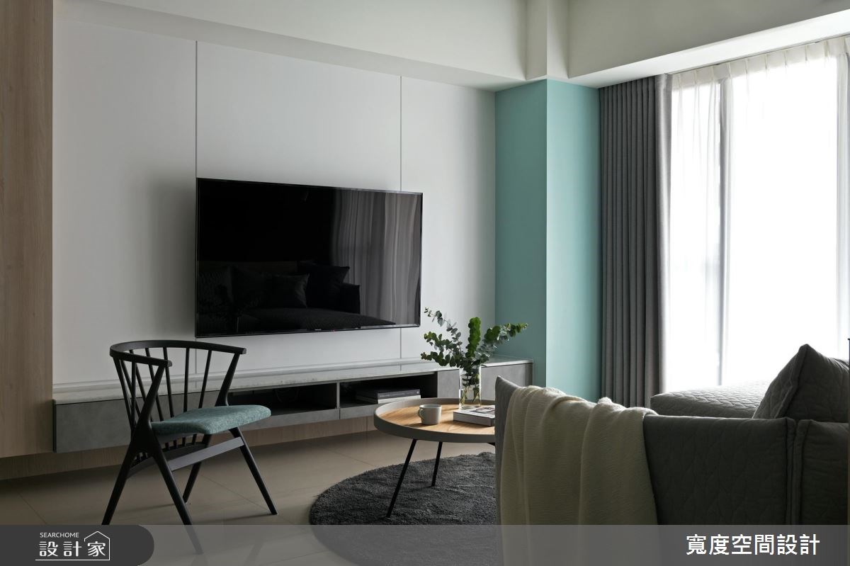 38坪新成屋(5年以下)＿簡約風客廳案例圖片＿寬度空間設計＿寬度_01之6