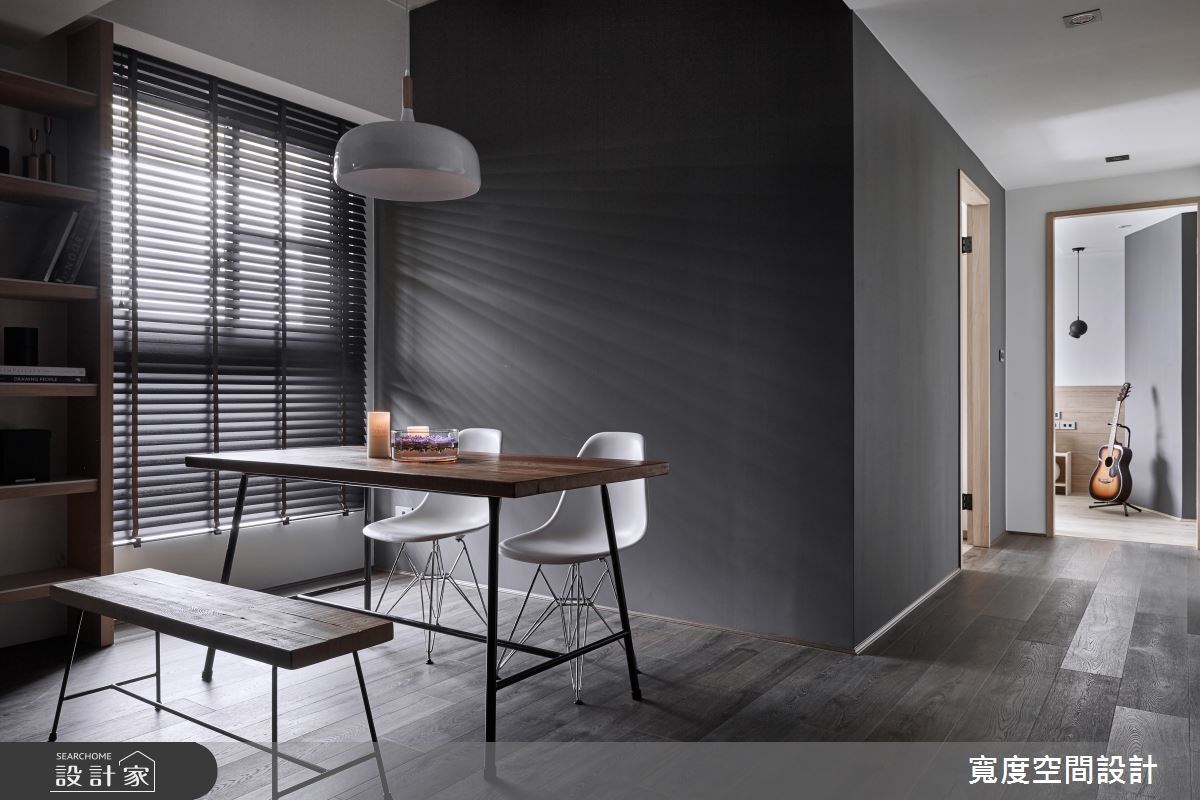 32坪新成屋(5年以下)＿工業風餐廳工作區案例圖片＿寬度空間設計＿寬度_02之17