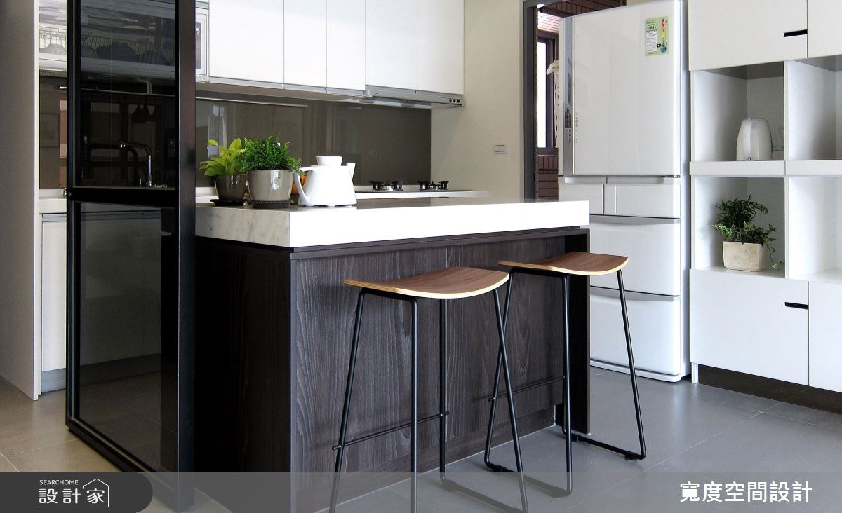 32坪新成屋(5年以下)＿北歐風餐廳廚房案例圖片＿寬度空間設計＿寬度_06之2