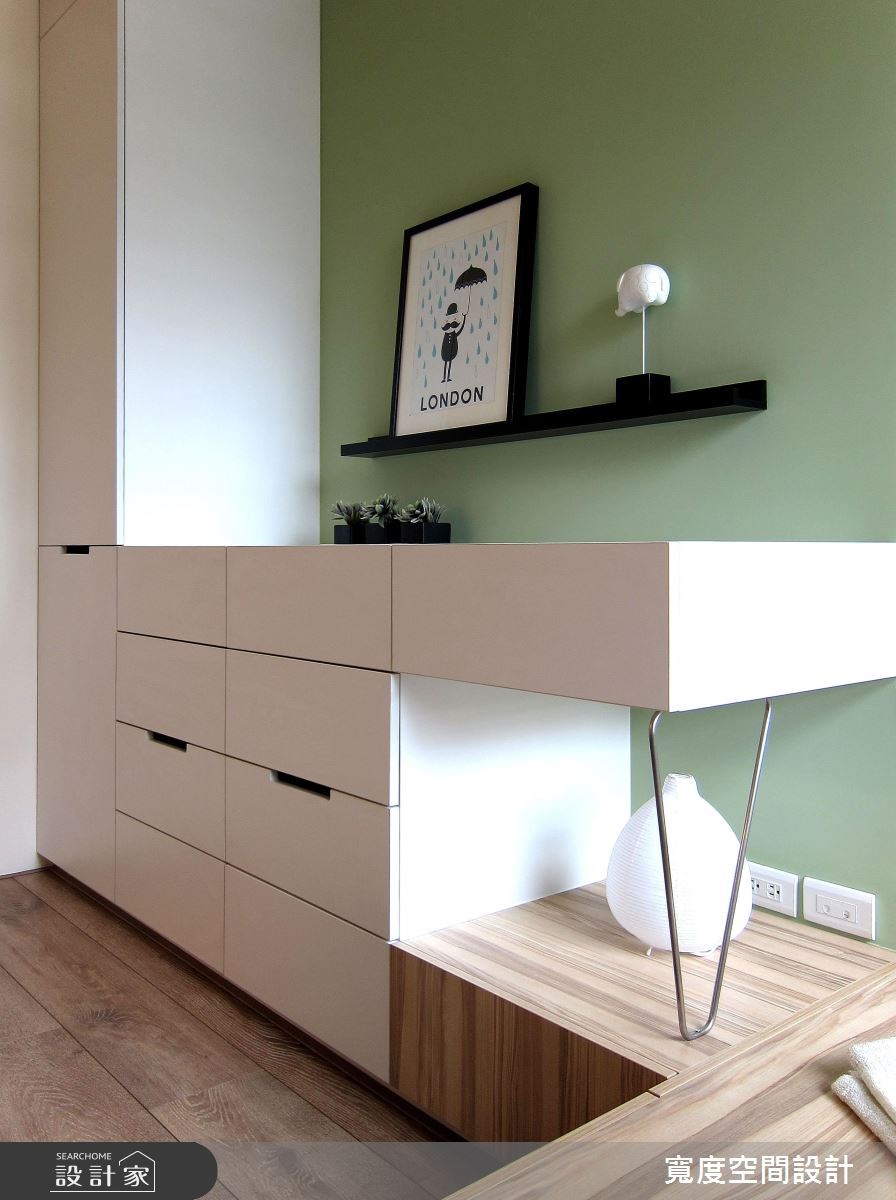 32坪新成屋(5年以下)＿北歐風書房案例圖片＿寬度空間設計＿寬度_06之20