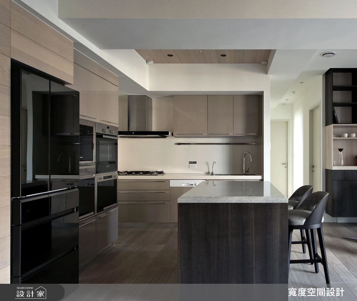 32坪預售屋＿簡約風餐廳廚房吧檯案例圖片＿寬度空間設計＿寬度_07之11