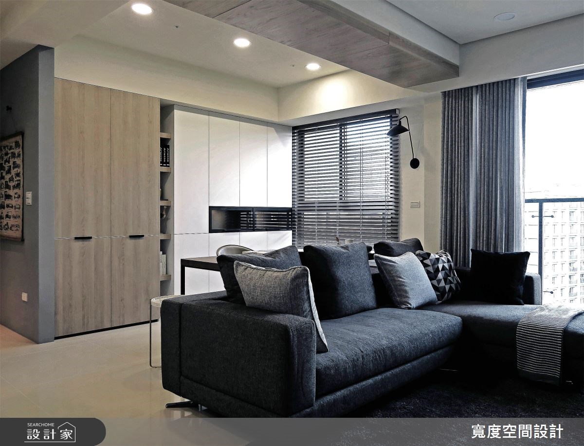 25坪新成屋(5年以下)＿簡約風客廳案例圖片＿寬度空間設計＿寬度_08之6