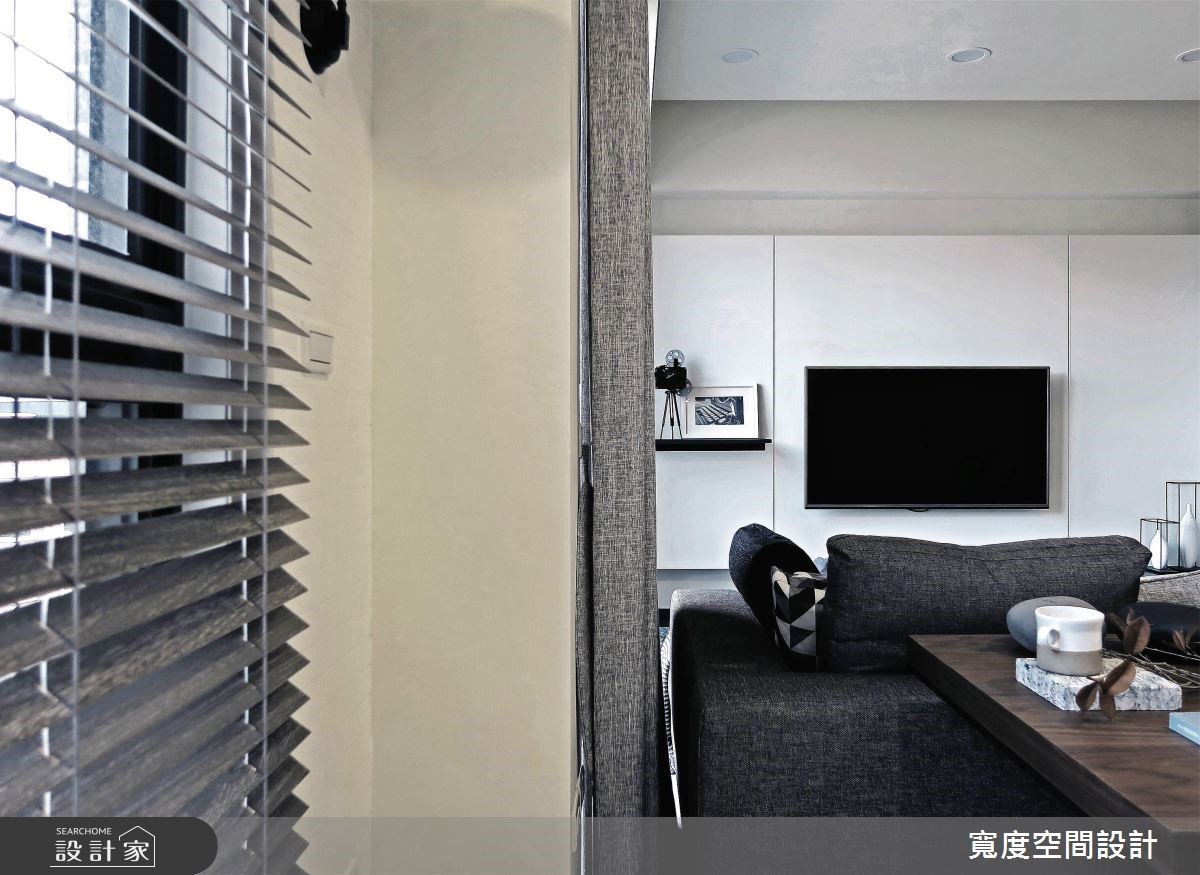 25坪新成屋(5年以下)＿簡約風客廳工作區案例圖片＿寬度空間設計＿寬度_08之10
