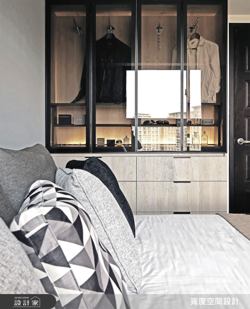 25坪新成屋(5年以下)＿簡約風臥室案例圖片＿寬度空間設計＿寬度_08之15