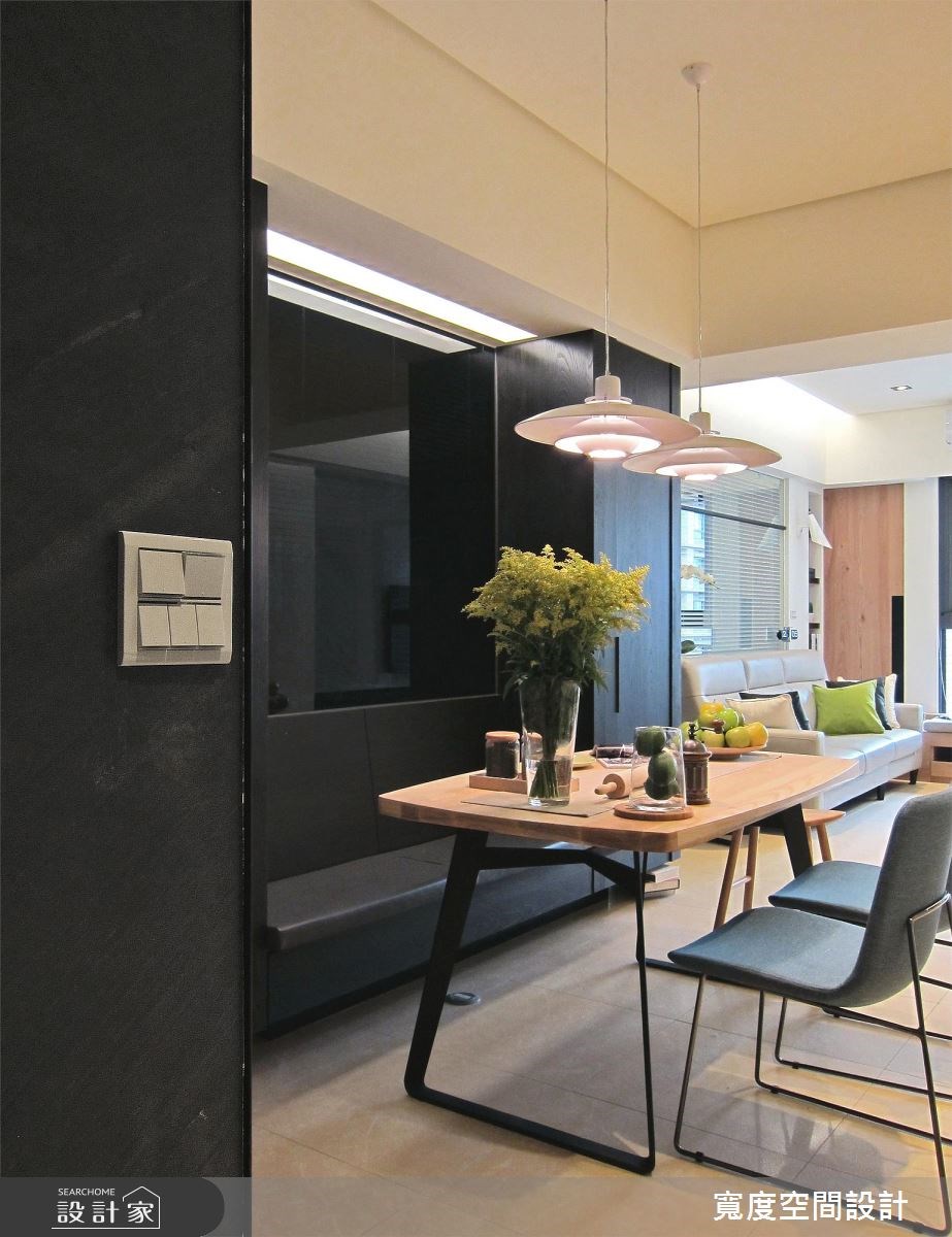33坪新成屋(5年以下)＿現代風客廳餐廳案例圖片＿寬度空間設計＿寬度_10之2