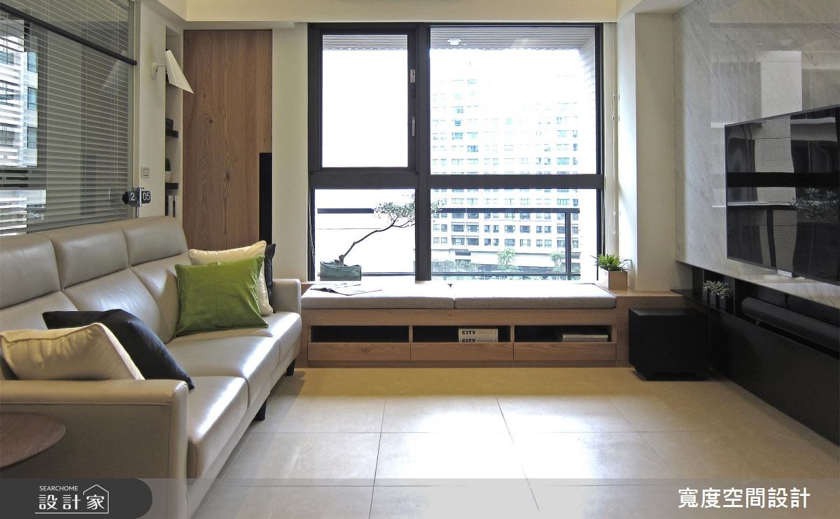 33坪新成屋(5年以下)＿現代風客廳案例圖片＿寬度空間設計＿寬度_10之7