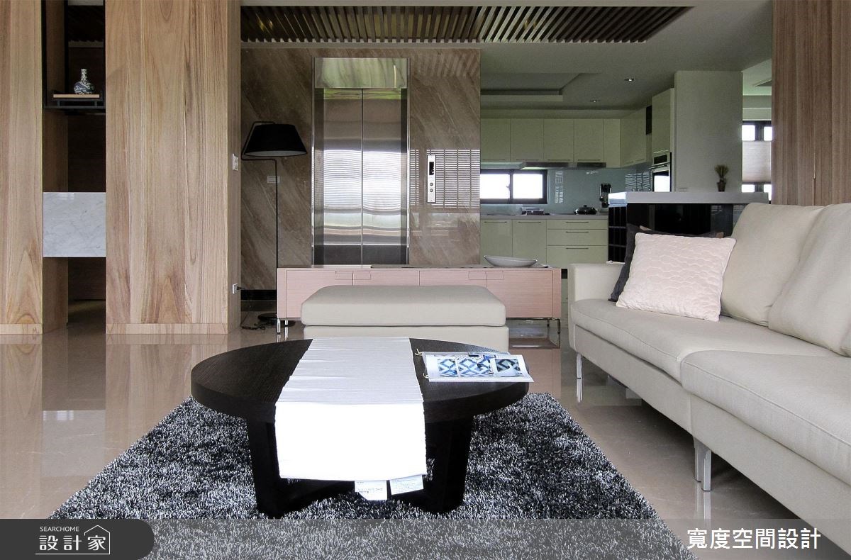 100坪新成屋(5年以下)＿休閒風客廳廚房案例圖片＿寬度空間設計＿寬度_12之5