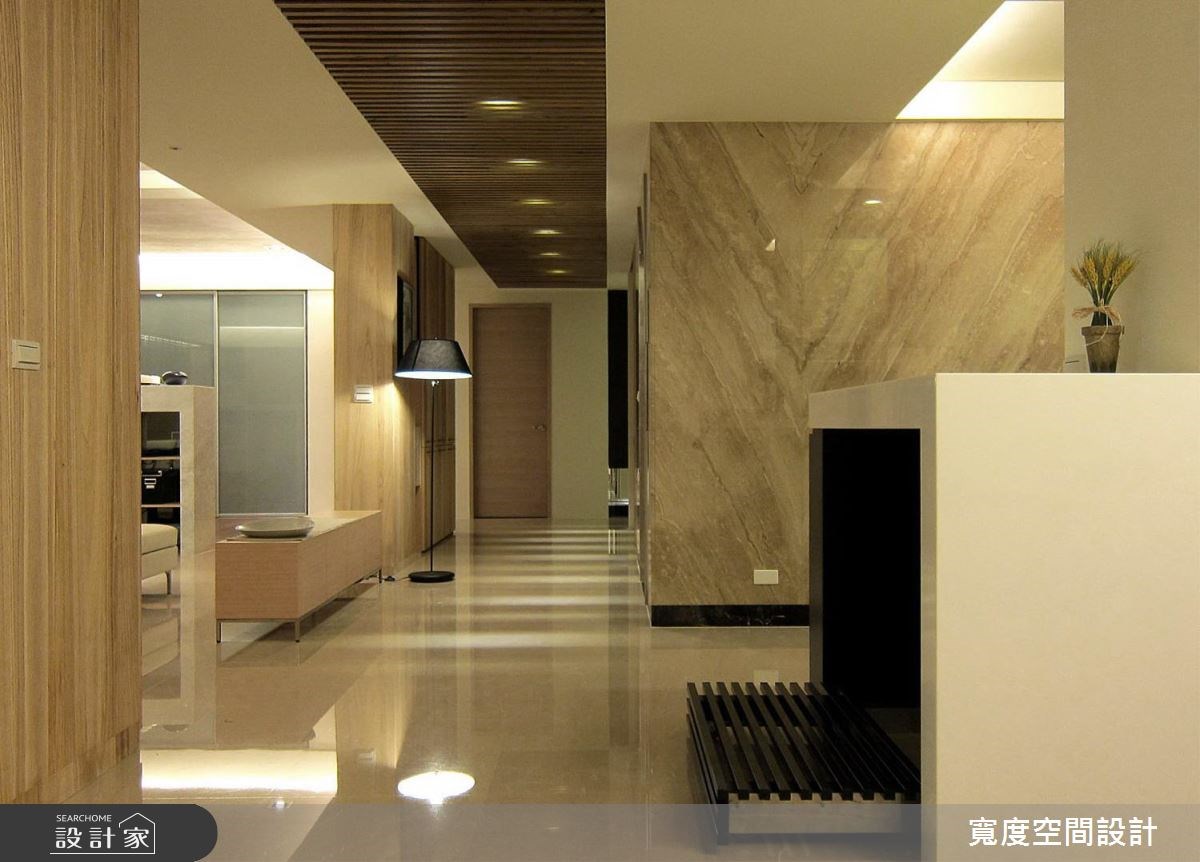 100坪新成屋(5年以下)＿休閒風走廊案例圖片＿寬度空間設計＿寬度_12之12