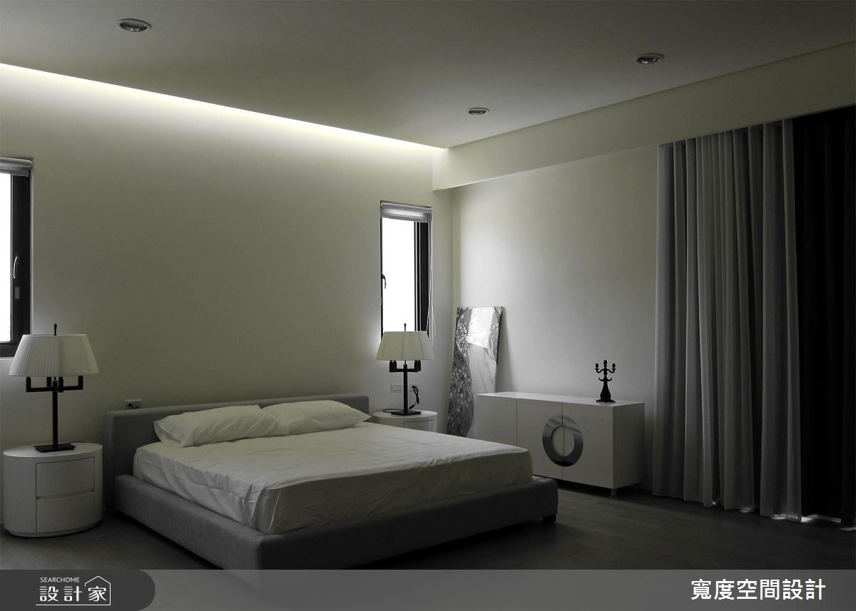 100坪新成屋(5年以下)＿休閒風臥室案例圖片＿寬度空間設計＿寬度_12之15
