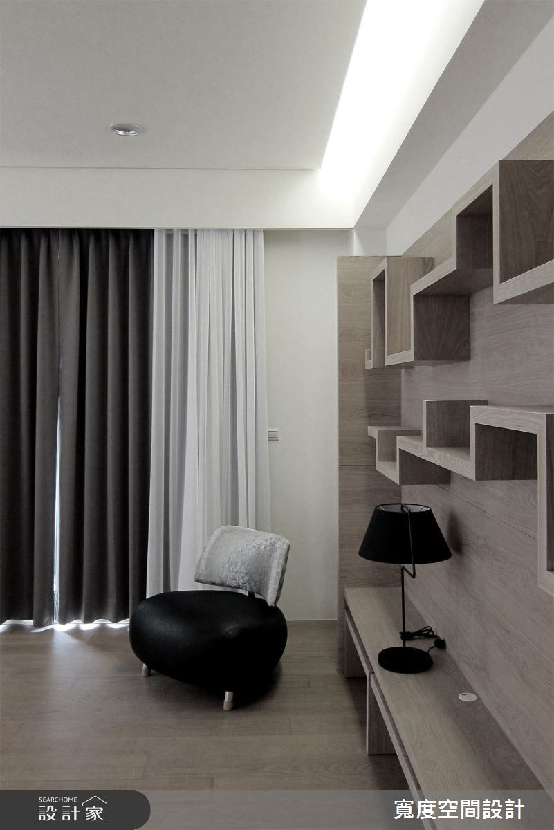 100坪新成屋(5年以下)＿休閒風臥室案例圖片＿寬度空間設計＿寬度_12之16