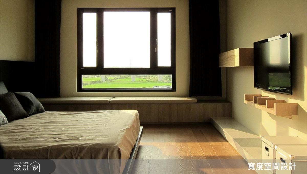 100坪新成屋(5年以下)＿休閒風臥室案例圖片＿寬度空間設計＿寬度_12之17
