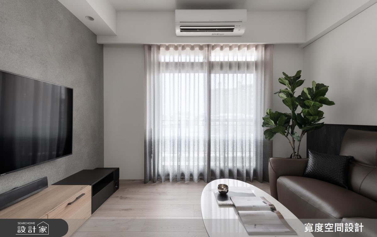 20坪新成屋(5年以下)＿混搭風客廳案例圖片＿寬度空間設計＿寬度_14之5