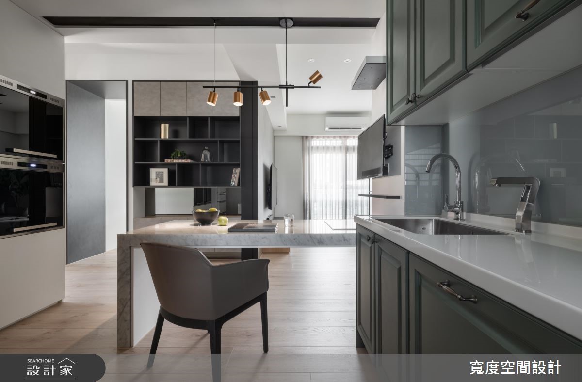 20坪新成屋(5年以下)＿混搭風餐廳廚房案例圖片＿寬度空間設計＿寬度_14之7