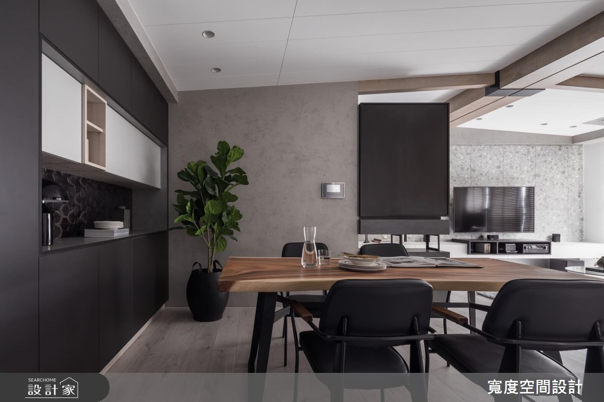 30坪新成屋(5年以下)＿現代風餐廳案例圖片＿寬度空間設計＿寬度_15之17