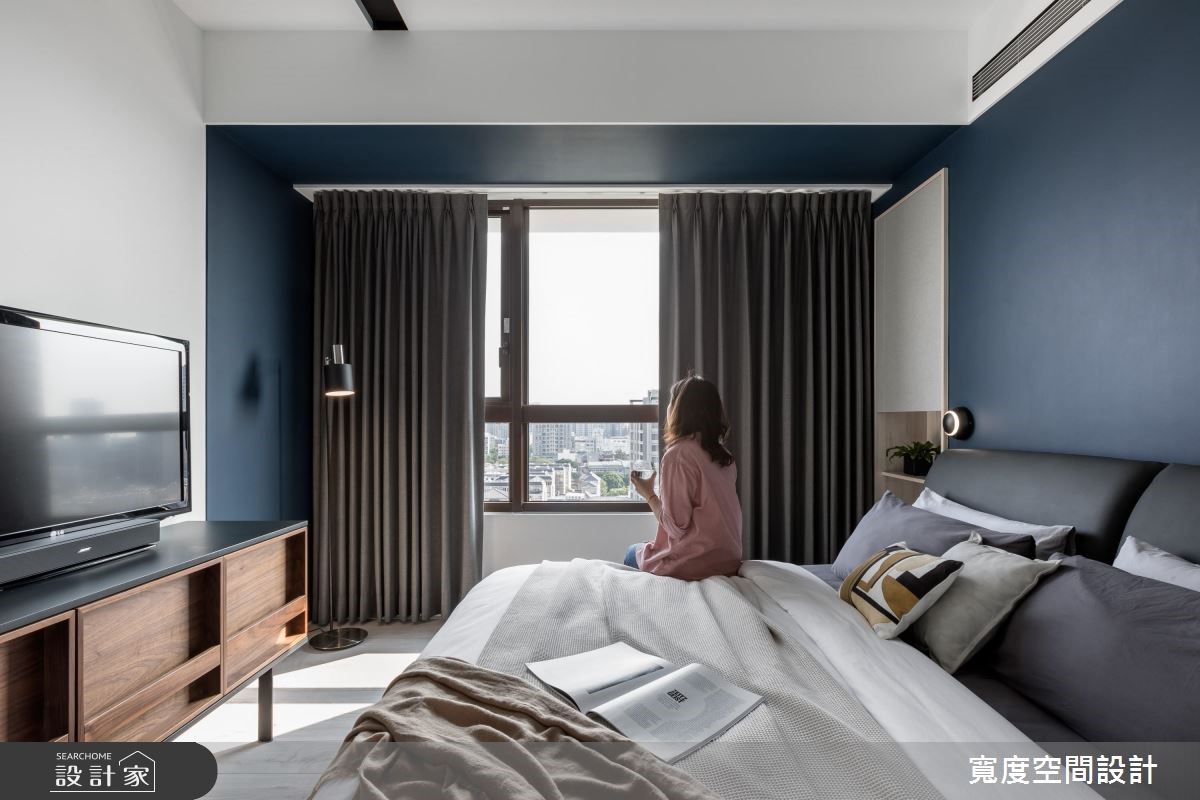 30坪新成屋(5年以下)＿現代風臥室案例圖片＿寬度空間設計＿寬度_15之24