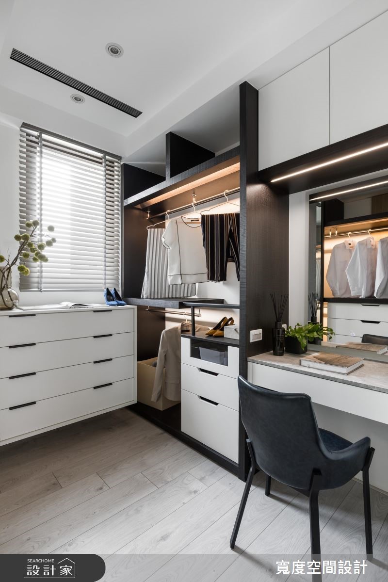 30坪新成屋(5年以下)＿現代風更衣間案例圖片＿寬度空間設計＿寬度_15之28