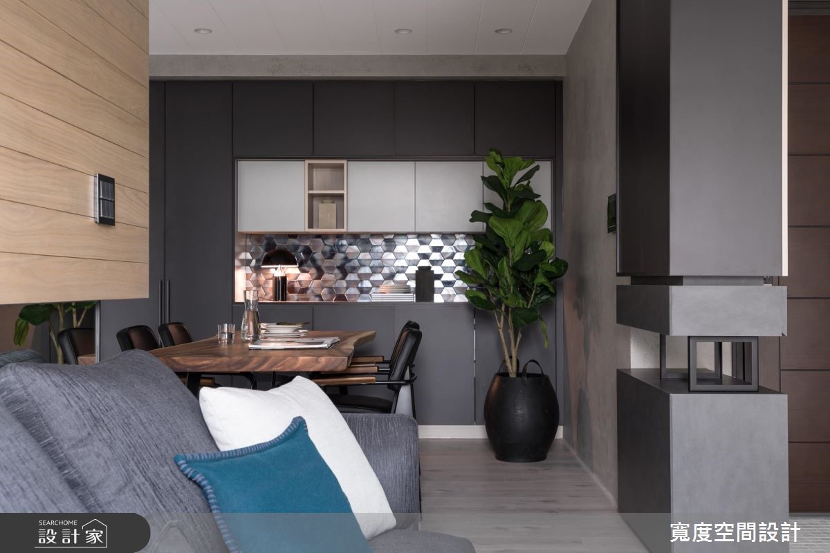 30坪新成屋(5年以下)＿現代風客廳餐廳案例圖片＿寬度空間設計＿寬度_15之13