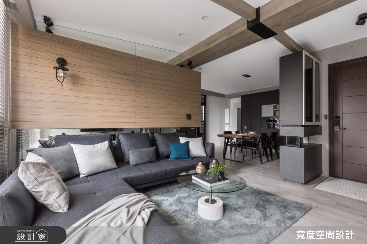 30坪新成屋(5年以下)＿現代風客廳案例圖片＿寬度空間設計＿寬度_15之6