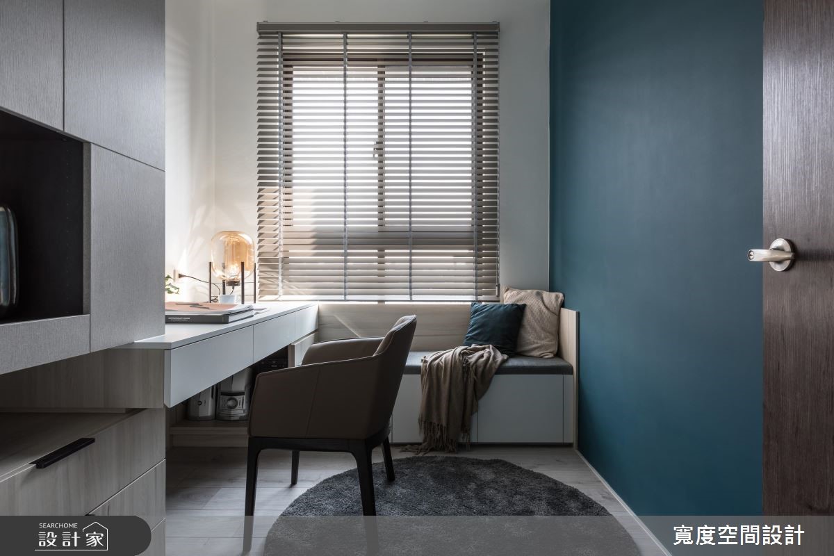 30坪新成屋(5年以下)＿現代風書房案例圖片＿寬度空間設計＿寬度_15之19