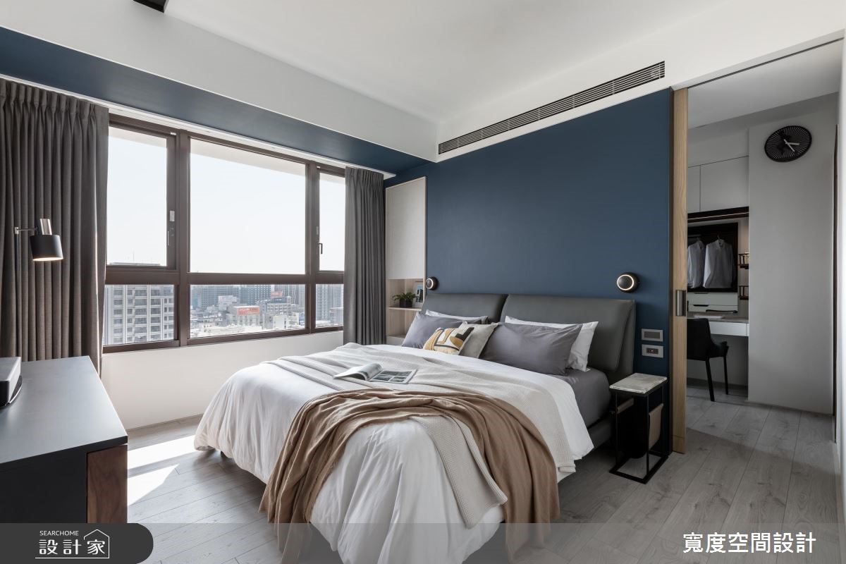 30坪新成屋(5年以下)＿現代風臥室案例圖片＿寬度空間設計＿寬度_15之22