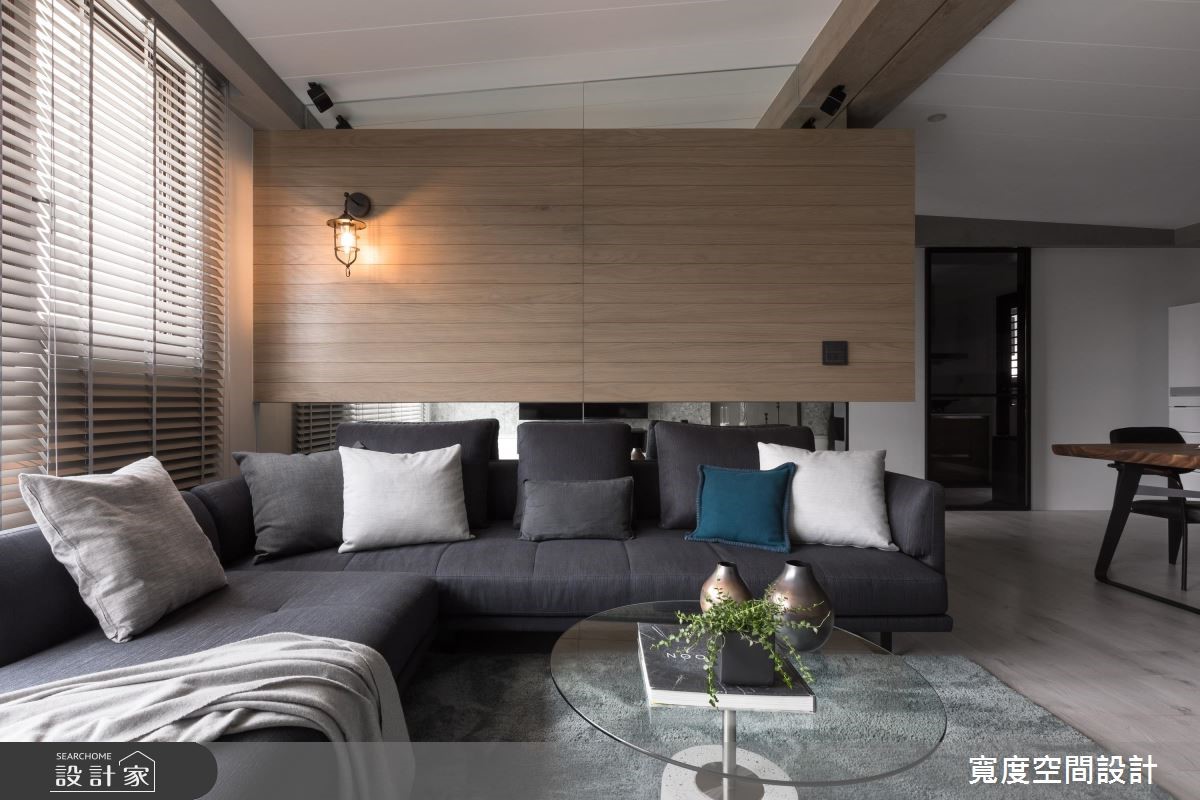 30坪新成屋(5年以下)＿現代風客廳案例圖片＿寬度空間設計＿寬度_15之4
