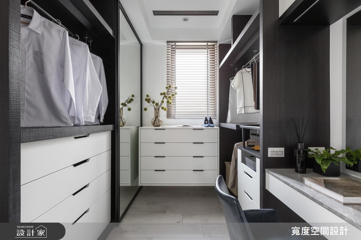 30坪新成屋(5年以下)＿現代風更衣間案例圖片＿寬度空間設計＿寬度_15之26