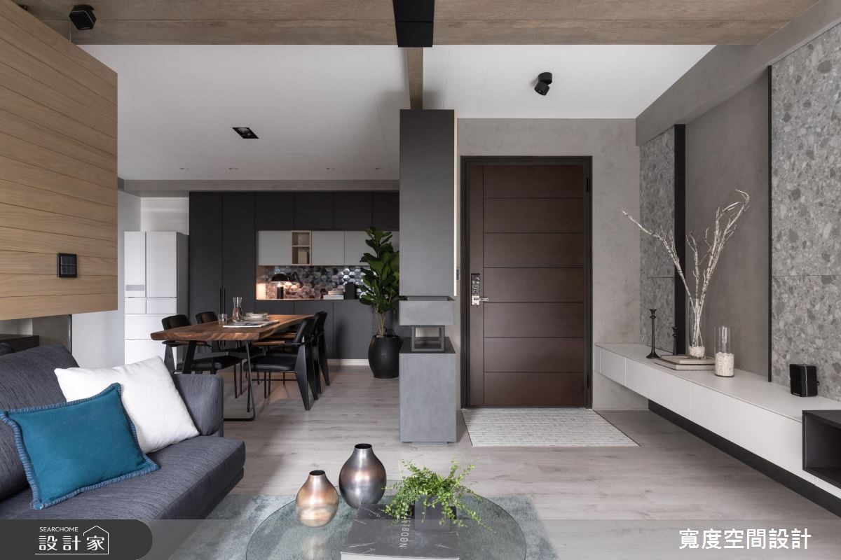 30坪新成屋(5年以下)＿現代風客廳案例圖片＿寬度空間設計＿寬度_15之5