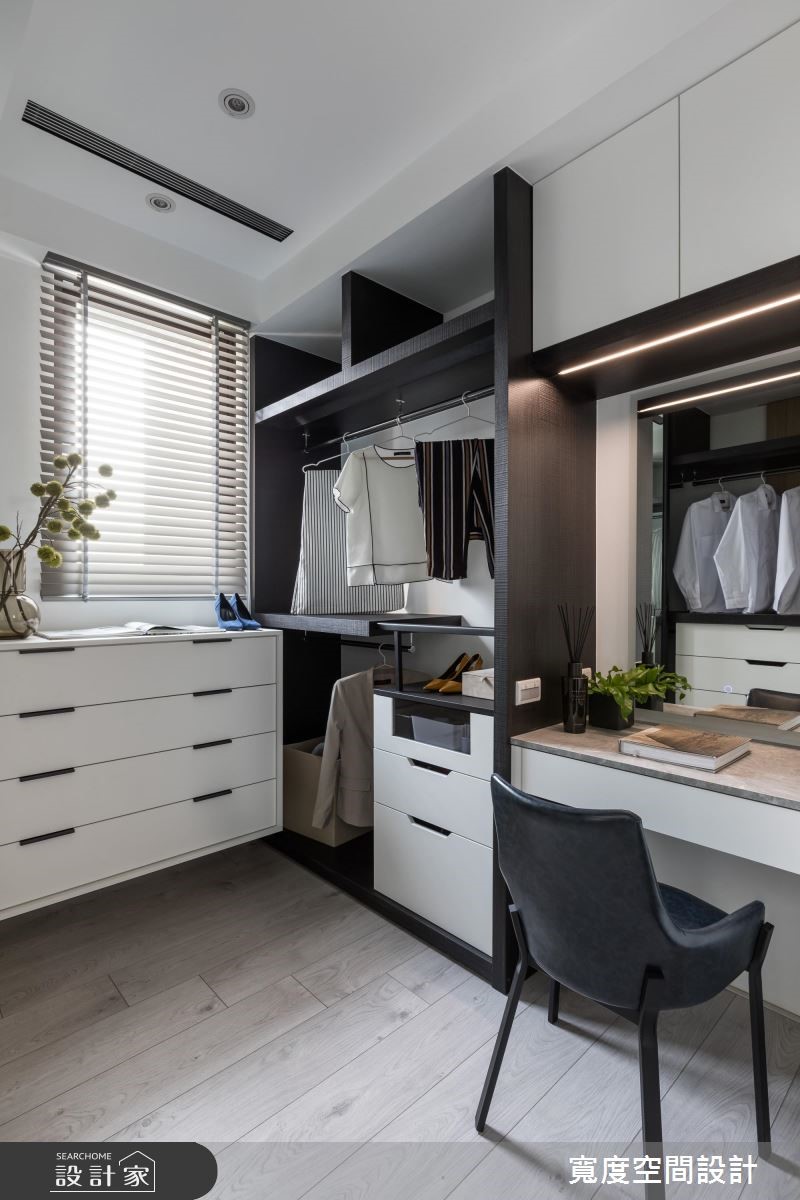 30坪新成屋(5年以下)＿現代風更衣間案例圖片＿寬度空間設計＿寬度_15之27