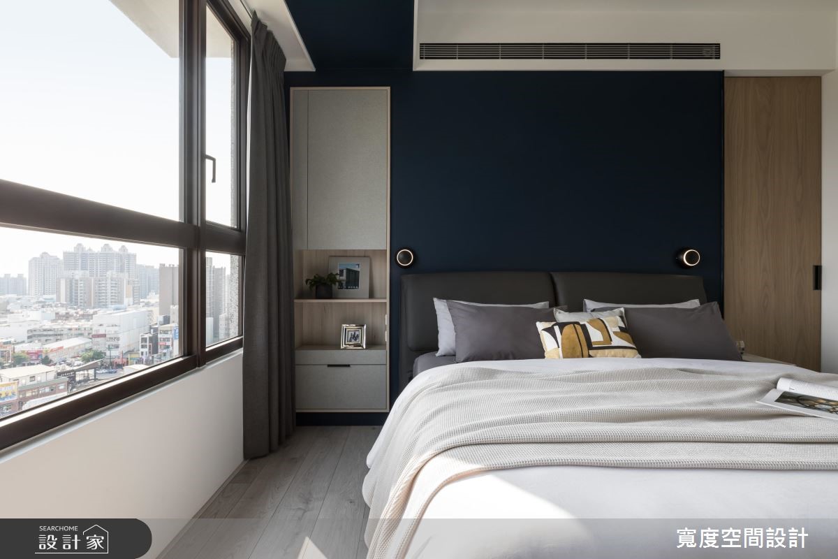 30坪新成屋(5年以下)＿現代風臥室案例圖片＿寬度空間設計＿寬度_15之23